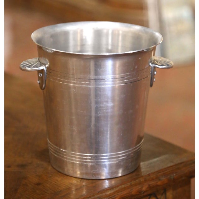 Mid 20th Century French Canard-Duchêne Aluminum Champagne Bucket For Sale In Dallas - Image 6 of 8