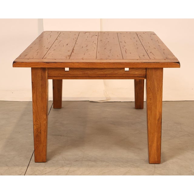 Broyhill Attic Heirlooms Farmhouse Extending Dining Table For Sale - Image 15 of 18