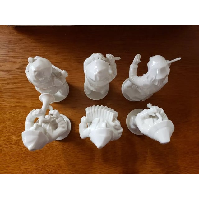 1960 Karl Heinz Klette Porcelain Orchestra Figurines - Six Piece Set For Sale In New Orleans - Image 6 of 8