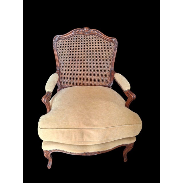 Baroque-Style Armchairs with Hand-Woven Vienna Straw Backrests, Italy, 1960s, Set of 2, in Flawless conditions. Designed...