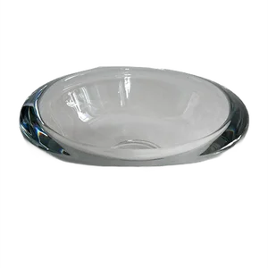 Swedish Hand-Blown Crystal Bowl, 1960s
