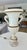 Single Italian Tall Alabaster and Brass Urn Handles Table Lamp For Sale - Image 18 of 18
