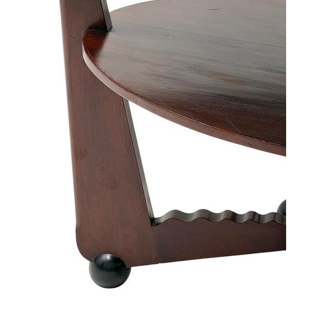 Art Deco Coffee Table in American Walnut by Max Coini, 1920s For Sale - Image 10 of 13