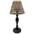 Victorian style hand-cast bronze candle holder with silver-plated reticulated pierced brass lamp shade. The set includes a...