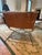 Brickel Associates Ward Bennett for Brickel Associates (Attributed To) Chrome and Woven Cane Sled Lounge Chair For Sale - Image 4 of 4