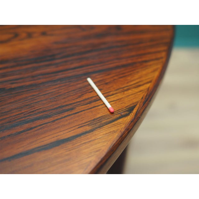 Wood Danish Round Rosewood Table, 1960s For Sale - Image 7 of 12