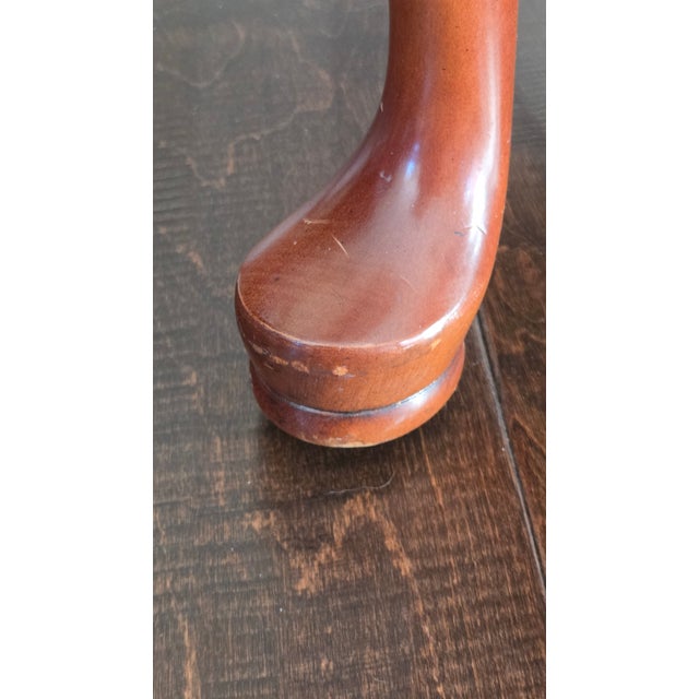 Blue 1980s Attributed to Ethan Allen Pair of Upholstered Armchairs Blue Diamonds For Sale - Image 8 of 13