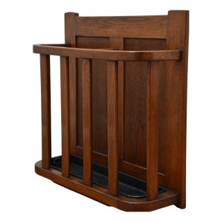 Country House Umbrella Stand in Oak, 1900 For Sale