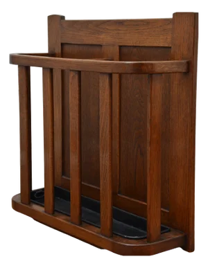 Country House Umbrella Stand in Oak, 1900