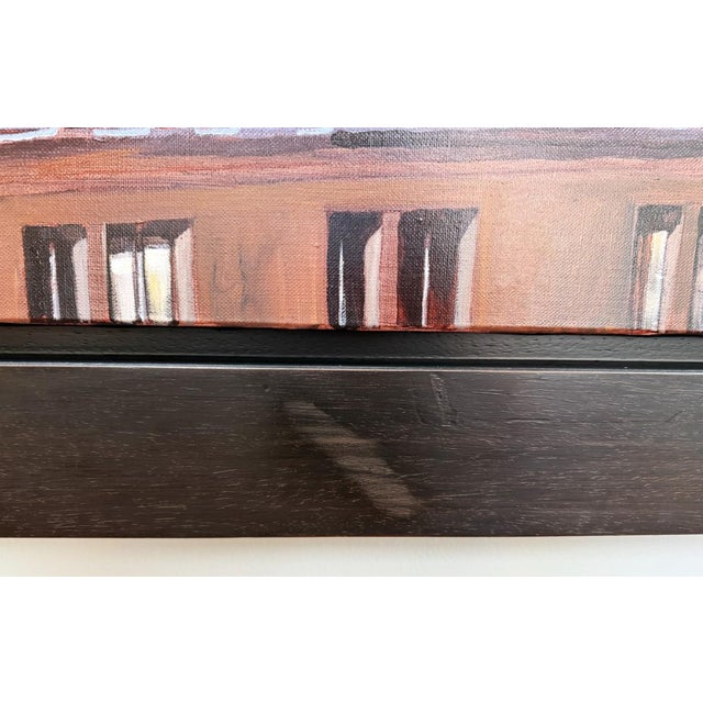 “Tuiles Et Zinc” by Philippe Vermeulen “Fifax” Original Oil on Canvas For Sale - Image 15 of 15