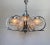 AVMazzega Italian Chrome and Murano Glass Chandelier from Mazzega, 1970s For Sale - Image 4 of 15