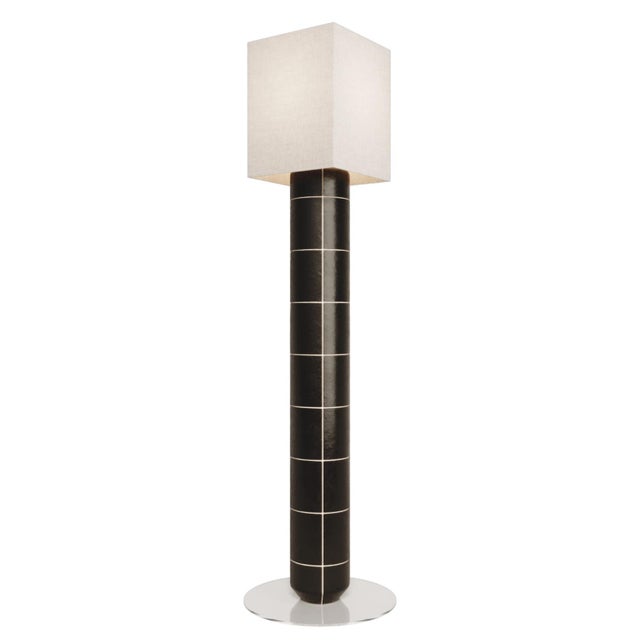 Not Yet Made - Made To Order Handcrafted Ceramic Floor Lamp in Black Matt Glaze by Artem Zakharchenko-Halytskyi For Sale - Image 5 of 5