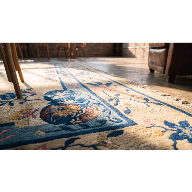 Textile Antique Chinese - Peking Rugs For Sale - Image 7 of 8