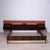 Mid-Century Double Bed with Suspended Bedside Tables in Wood and Fabric, 1950s For Sale - Image 9 of 18