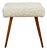 High Stool in Boucle Beige For Sale