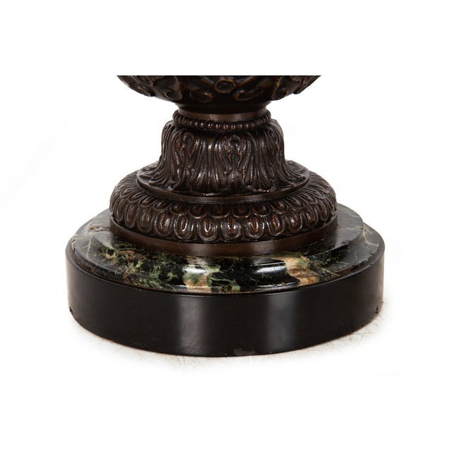 Pair of French Grand Tour Antique Bronze “Townley” Vases Urns Circa 1870 For Sale - Image 15 of 18