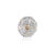Metal Art Deco 4.65 CTW Multi Sapphire Cluster Silver Pendant With Diamond - Carat&her For Sale - Image 7 of 11