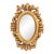 Baroque Style Giltwood Framed Small Mirror For Sale