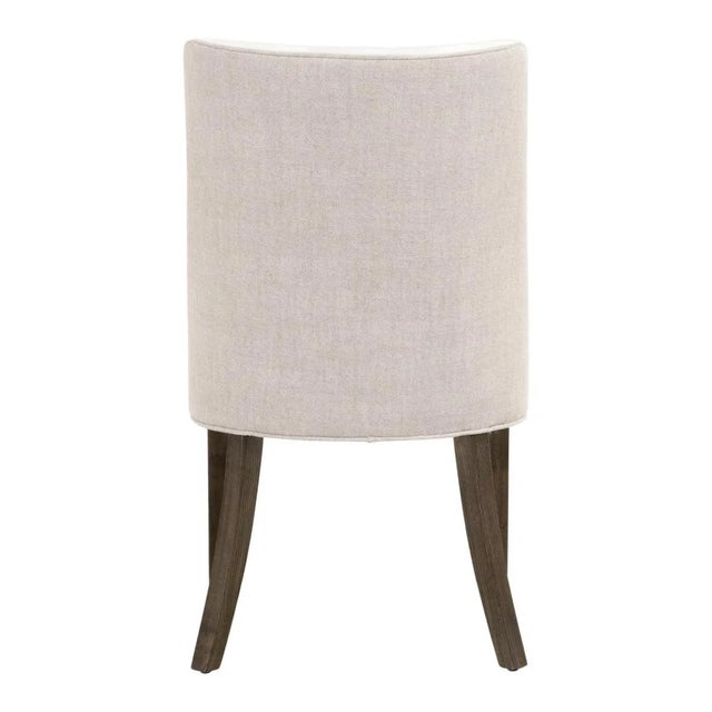 Contemporary Duet Dining Chair, Burnt Brown Ash - a Pair For Sale In Washington DC - Image 6 of 9