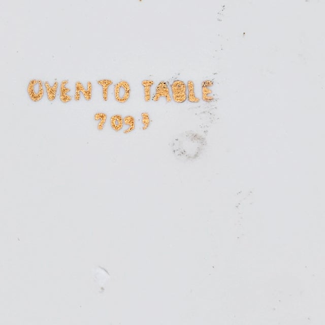 Set of 3 Ardalt Lenwile Japan Porcelain Baking Dishes – Strawberry Butterfly Pattern With Gold Trim – Oven to Table For Sale - Image 13 of 13