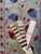 Beige Ivory Silk Suzani Table Runner With Pomegranates For Sale - Image 8 of 8