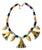 Mma Gold Tone and Glass Art Museum Collection Necklace For Sale
