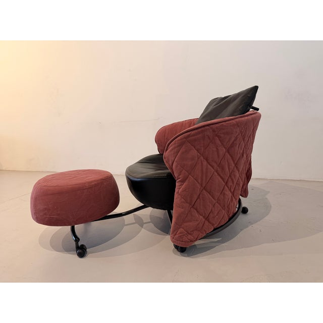 Girotonda Lounge Chair by Francesco Binfare for Cassina, 1980s For Sale - Image 9 of 11