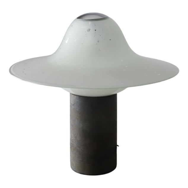 Large Scavo Table Lamp by Alfredo Barbini, 1970 For Sale