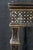 Vintage Chinoiserie Black Lacquered Floral Bird Writing Desk Library Table 35" For Sale - Image 14 of 18