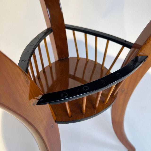 Biedermeier Sewing Table in Cherry Wood, South Germany, 1820 For Sale - Image 12 of 18