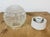 White Vintage White Porcelain Ceiling Light, 1970s For Sale - Image 8 of 14