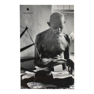 Apple “Think Different” 1998 Mahatma Gandhi Poster For Sale