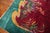 Zabihi Collection Burgundy Emerald Green Antique Chinese Art Deco Carpet - 9'10" x 13'5" For Sale - Image 4 of 10