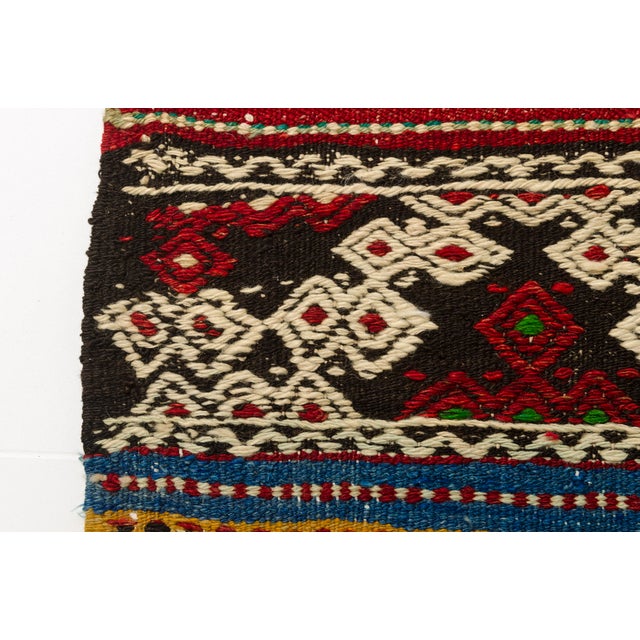 Turkish One a Kind Vintage Anatolian Kilim Rug For Sale - Image 3 of 11