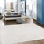 2010s Edgy Hand-Tufted Ivory Area Rug- 4' 0'' X 6' 0'' For Sale - Image 5 of 5