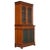 Metal Italian Walnut Veneer Armoire, 1940s For Sale - Image 7 of 7