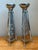 Vintage 1994 Signed Mirrored Candlestick Holders - A Pair For Sale - Image 10 of 12