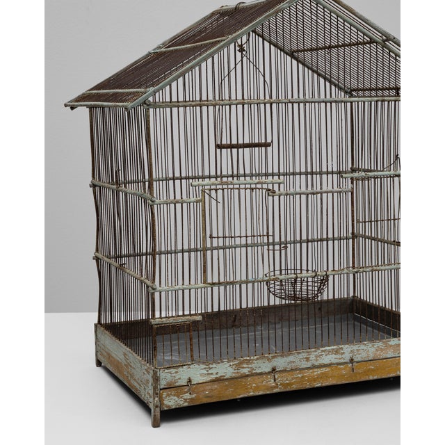 20th Century French Metal Bird Cage For Sale In Greensboro - Image 6 of 18