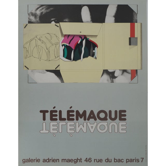 V Comme \. Poster after Hervé Telemaque For Sale