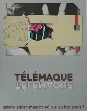 V Comme \. Poster after Hervé Telemaque