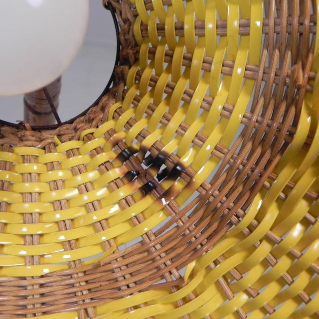 Vintage Standing Bamboo Lamp, 1950s For Sale - Image 6 of 18