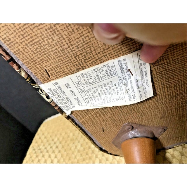 Vintage MCM 60s Babcock Phillips Foot Stool For Sale In Dallas - Image 6 of 7