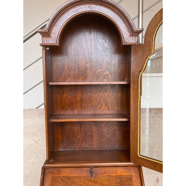 Brown Early 19th Century George L Vitrine Secretary For Sale - Image 8 of 11