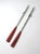 Vintage Painted Wooden Oars Pair For Sale - Image 4 of 11