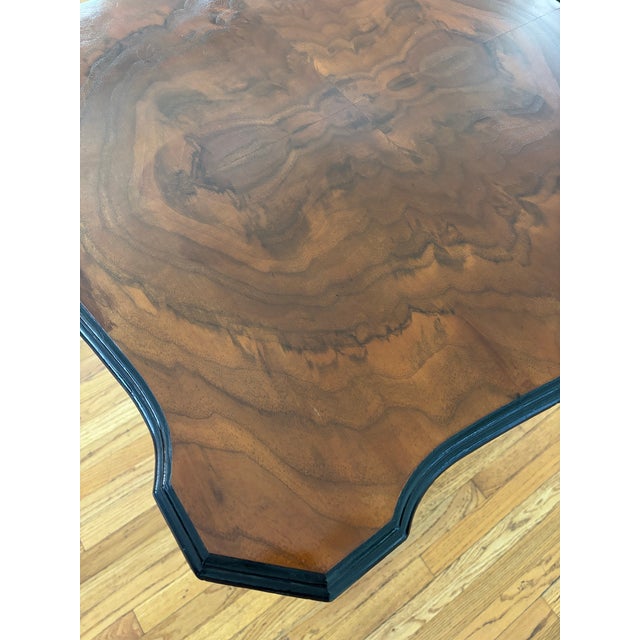 Vintage Barley Twist Burl Wood Side Table For Sale In Los Angeles - Image 6 of 9