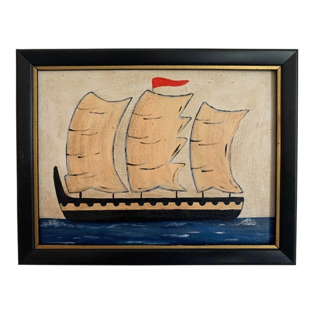 Contemporary Impressionist Style Seascape Painting on Canvas, Framed For Sale