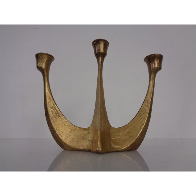 Brutalist Austrian Bronze Candleholder, 1960s For Sale - Image 18 of 18