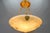Large Neoclassical Style Alabaster and Bronze Pendant Light, 1890s For Sale - Image 4 of 18