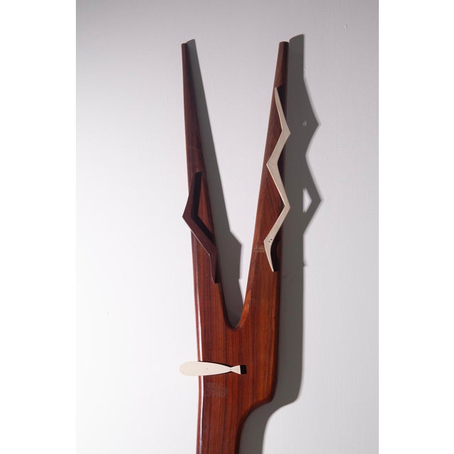 Wood Italian Futurist Wall Sculpture with Anthropoform Shapes, 1912 For Sale - Image 7 of 8