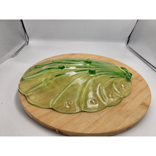 1950s Glass Plate attributed to Hermanova Hut and Stölzle, 1950s For Sale - Image 5 of 6